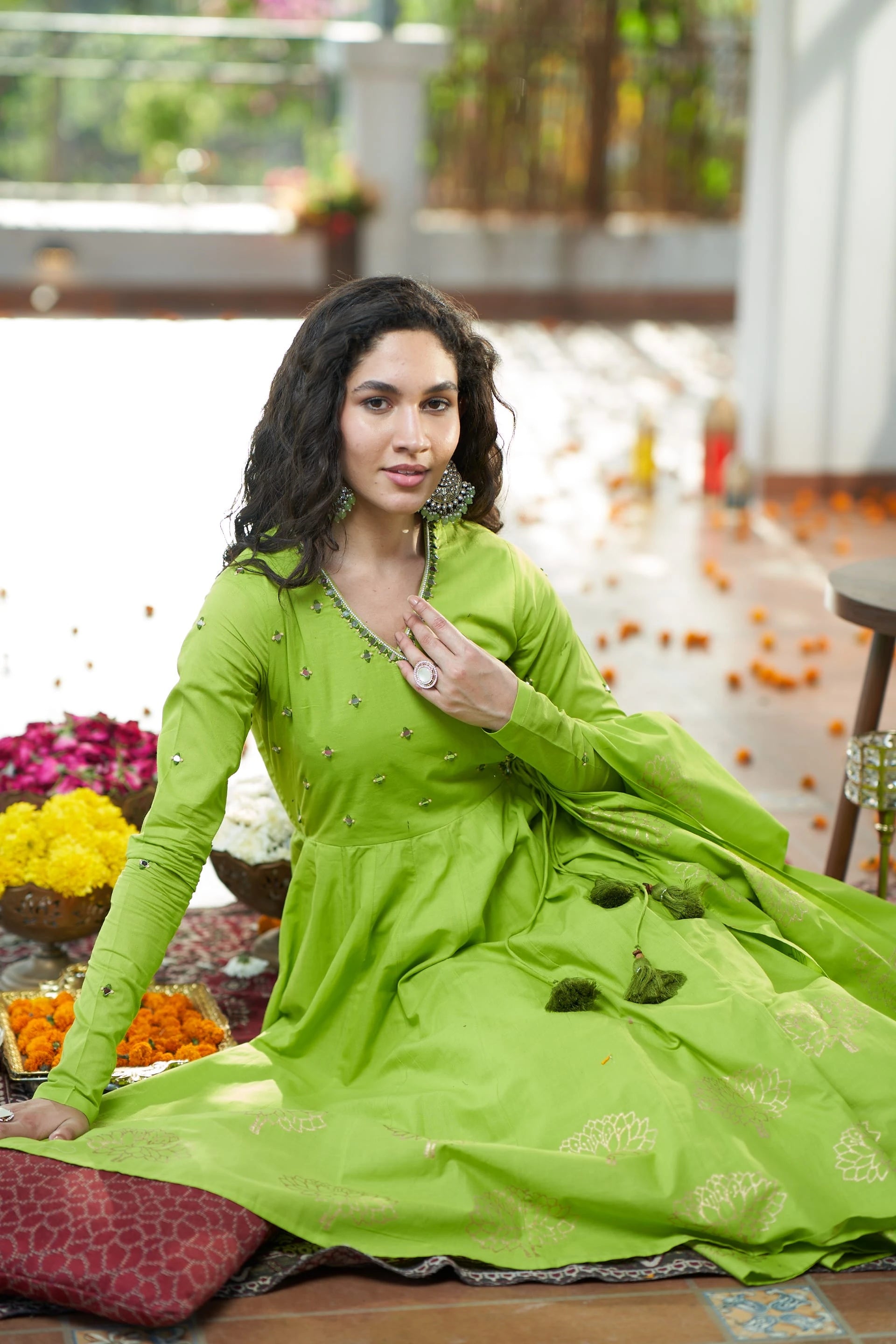 Palazzo set with dupatta