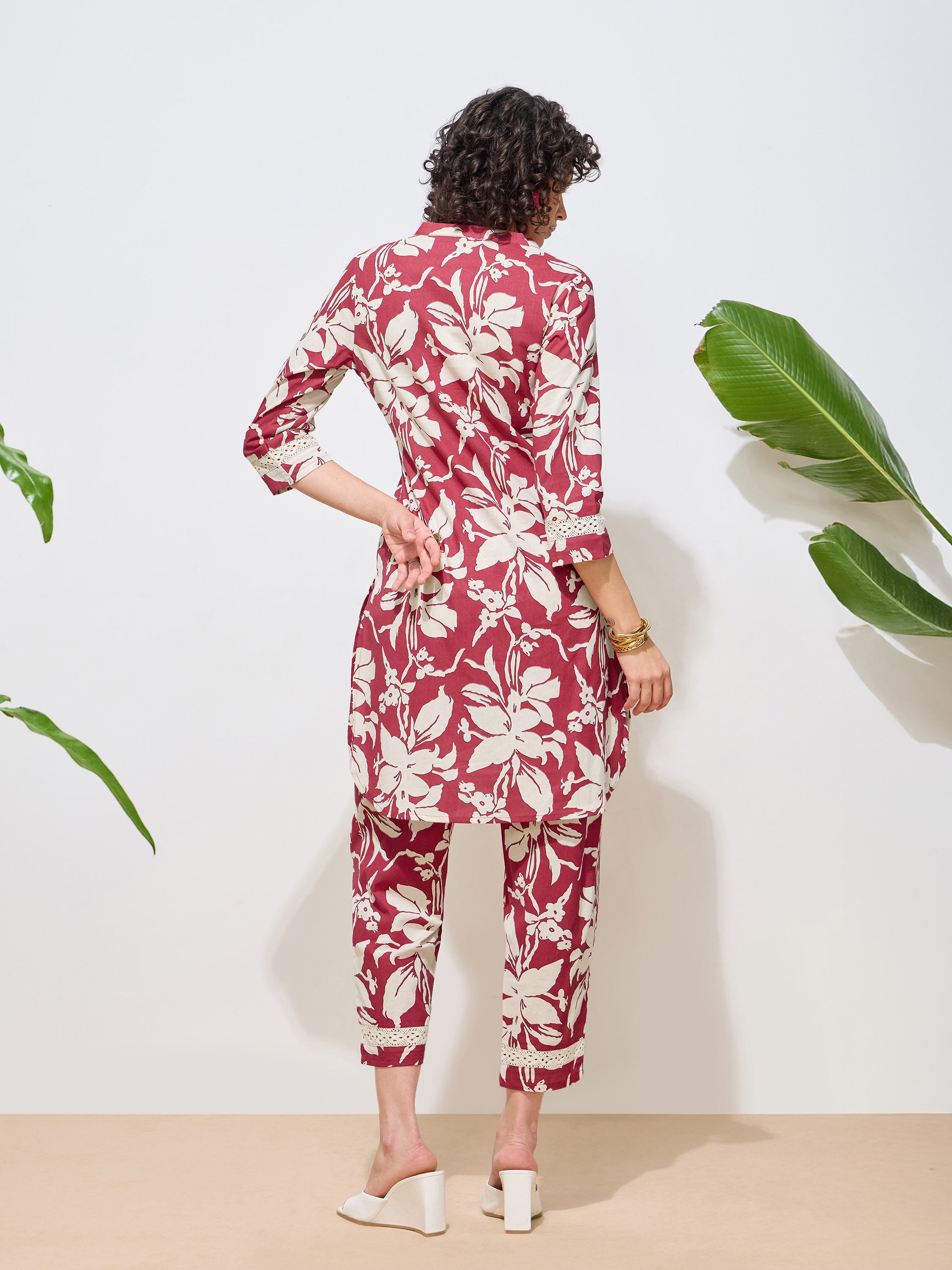 Women's Rani Floral Printed Pure Flex Cotton Co-ord Set