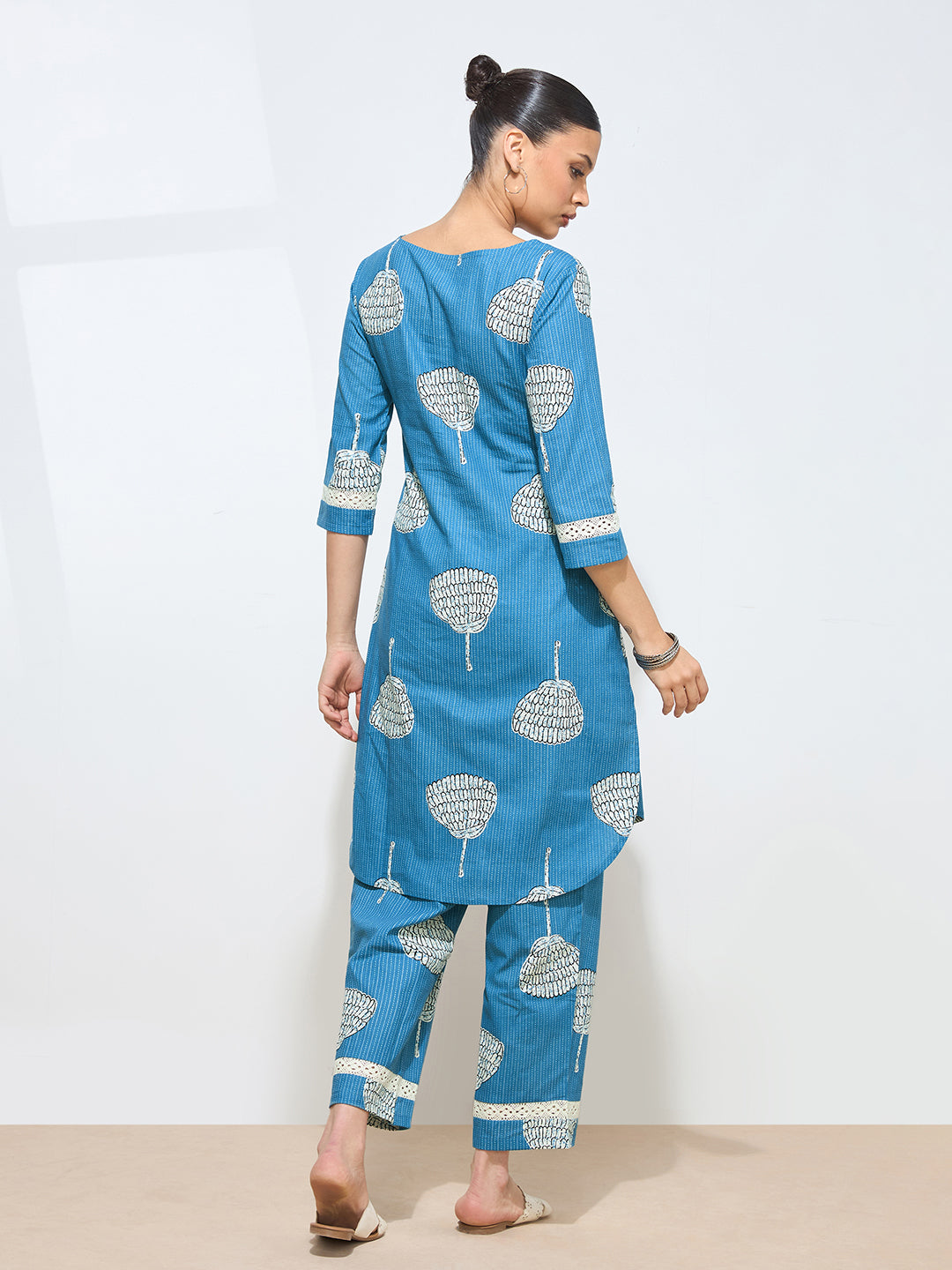 Women's Rama Floral Printed Pure Flex Cotton Co-ord Set