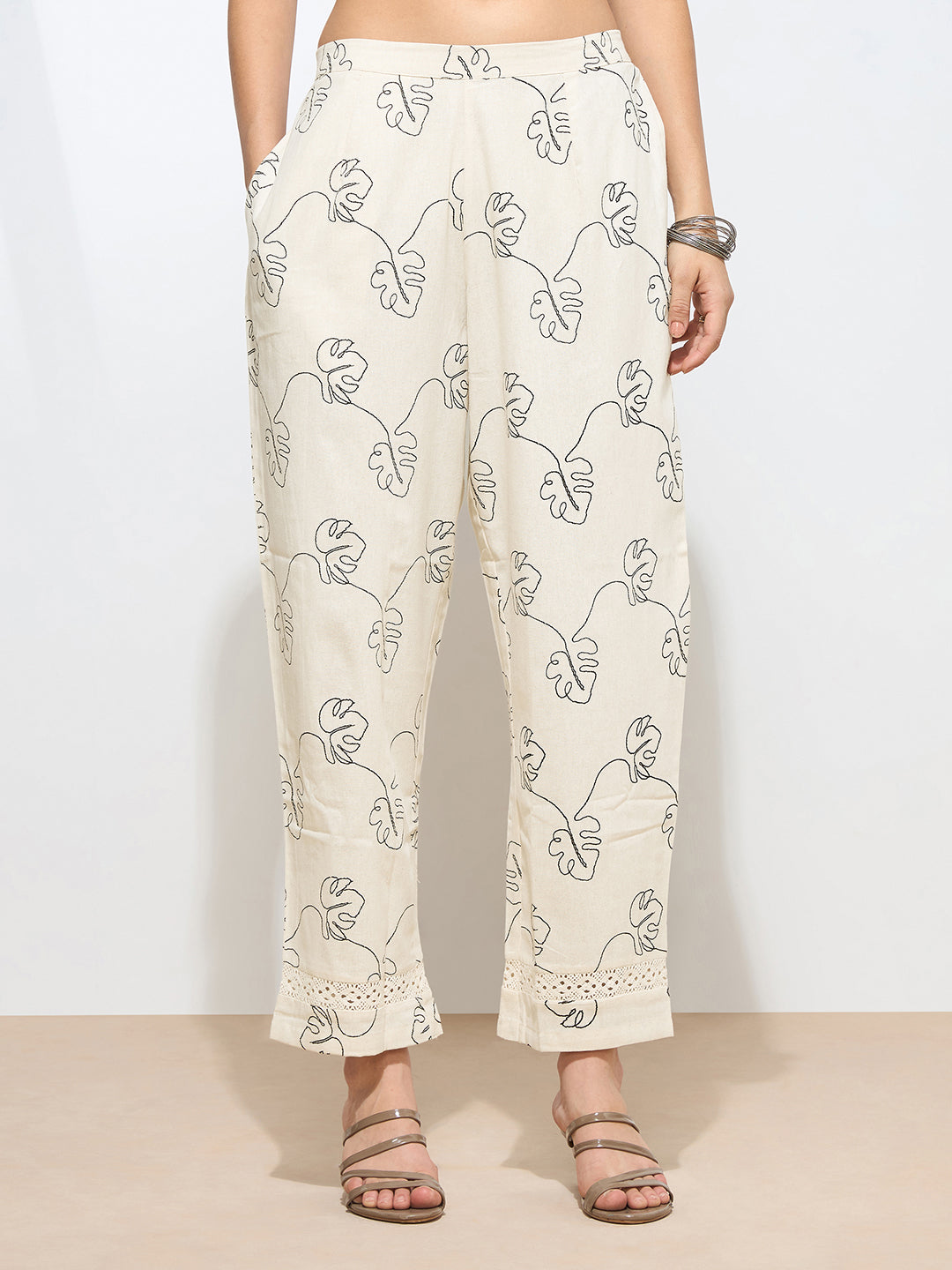 Women's Black Floral Printed Pure Flex Cotton Co-ord Set